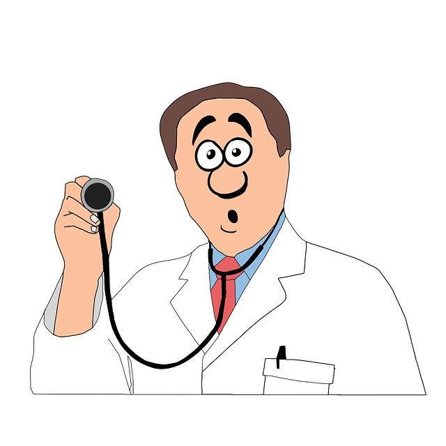 confused doctor cartoon